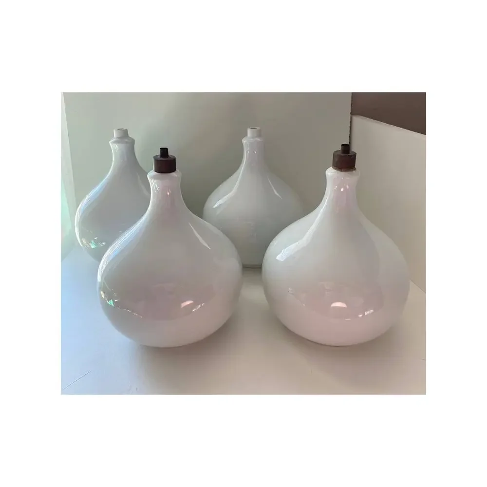 Vintage Gerold Porzellan lamp base, white porcelain, Made W Germany 4 available